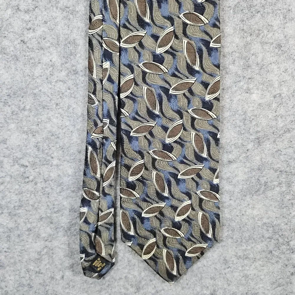 Bill Blass Signature Silk Neck Tie Multicolor Abstract‎ 60x3.5 Inches Costa Rica